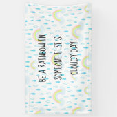 regenboogdromen spandoek (Verticaal)
