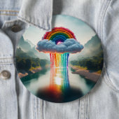 Regenboogdroom: Cloud Over River Button Collectie (In situ)