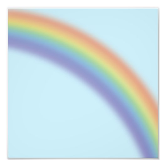 Regenboogdruk Foto Afdruk (Voorkant)