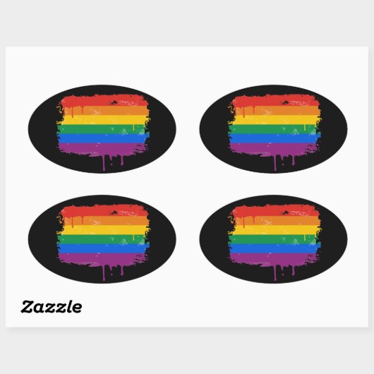 REGENBOOGDRUPPEL - .png Ovale Sticker (Vel)