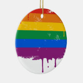 Regenboogdruppelaar Keramisch Ornament (Rechts)