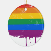 Regenboogdruppelaar Keramisch Ornament (Links)