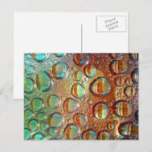 Regenboogdruppels Briefkaart (Voorkant / Achterkant)