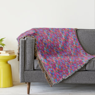 Regenboogdruppels kleurig Abstract patroon Deken