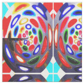 Regenboogdruppels Stof (Close Up)