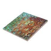 Regenboogdruppels Tegeltje (Zijkant)