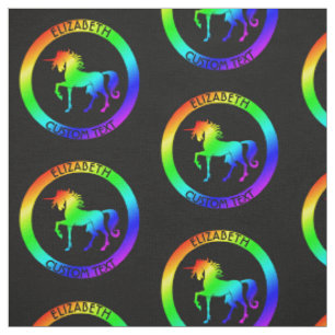 Regenboogeenheid in zwarte cirkels stof