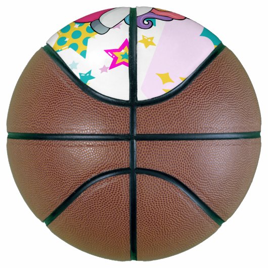 Regenboogeenheid met sterren basketbal (Rechts)