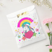Regenboogeenheid met sterren bedankzakje (Gezegeld)