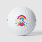 Regenboogeenheid met sterren golfballen (Voorkant)
