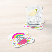 Regenboogeenheid met sterren kartonnen onderzetters (Insitu)