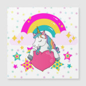 Regenboogeenheid met sterren Magnetische Kaart (Voorkant)