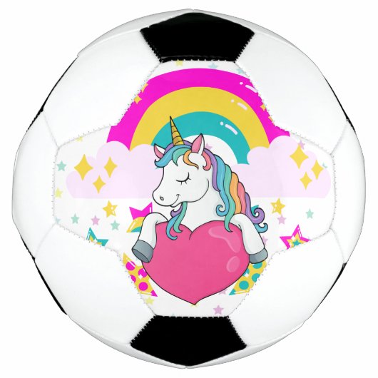 Regenboogeenheid met sterren voetbal (Voorkant)