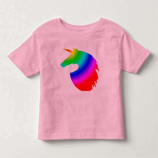 Regenboogeenhoorn Kinder Shirts (Voorkant)