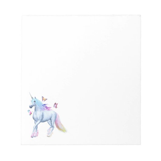 Regenboogeenhoorn Notitieblok (Voorkant)