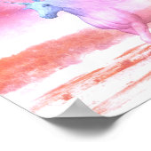 Regenboogeenhoorn Poster (Hoek)