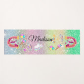 Regenboogeenhoorn Yogamat (Voorkant (horizontaal))