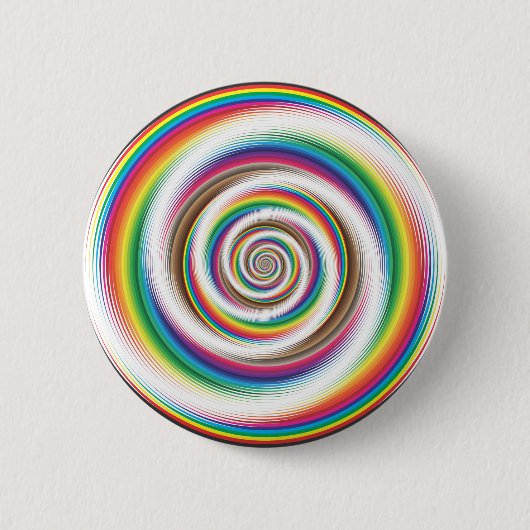 Regenboogeffect Ronde Button 5,7 Cm (Voorkant)