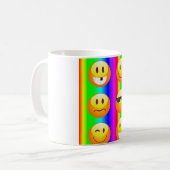 regenboogemoji koffiemok (Voorkant links)