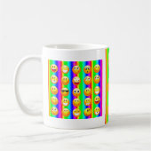regenboogemoji koffiemok (Links)