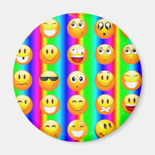 regenboogemoji magneet
