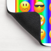 regenboogemoji muismat (Hoek)