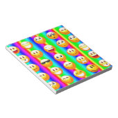 regenboogemoji notitieblok (Schuin)