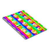 regenboogemoji notitieboek (Rechterzijde)