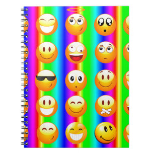 regenboogemoji notitieboek