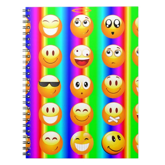 regenboogemoji notitieboek (Voorkant)