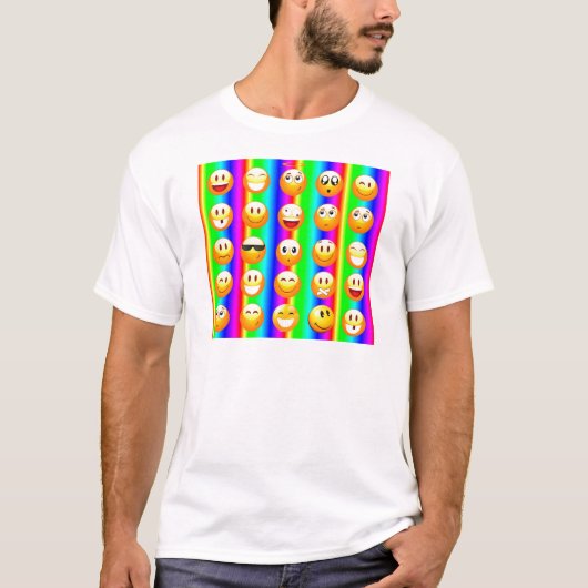 regenboogemoji t-shirt (Voorkant)