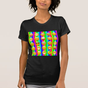 regenboogemoji t-shirt
