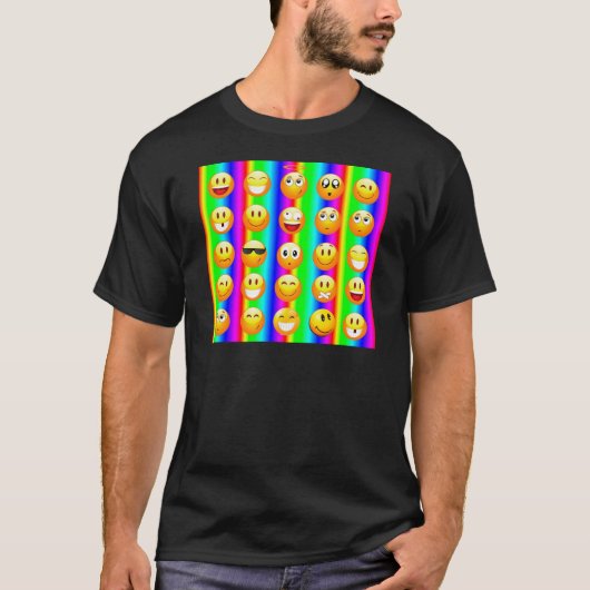 regenboogemoji t-shirt (Voorkant)