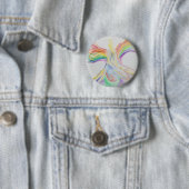 regenboogengel ronde button 5,7 cm (In situ)