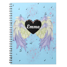 regenboogengel vleugels notitieboek