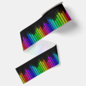 regenboogequalizer grosgrain lint (Achterkant)