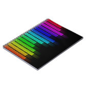 regenboogequalizer notitieboek (Linkerzijde)