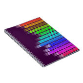 regenboogequalizer notitieboek (Rechterzijde)