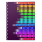 regenboogequalizer notitieboek (Voorkant)
