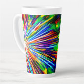 Regenboogexplosie Latte Mok (Linkerhoek)