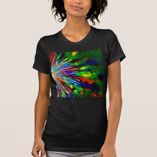 Regenboogexplosie T-shirt (Voorkant)