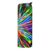 Regenboogexplosie Thermosbeker (Gedraaid links)