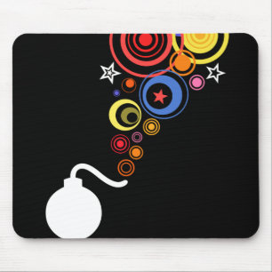 Regenboogexplosie van Doom Mousepad Muismat