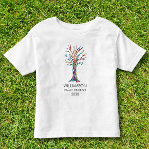 Regenboogfamilie voor gezinshereniging kinder shirts