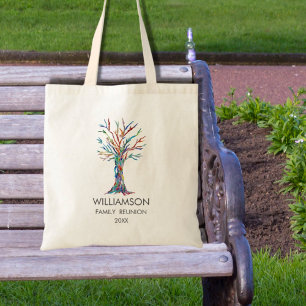Regenboogfamilie voor gezinshereniging tote bag