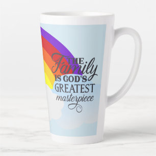 Regenboogfamilie - zegeningen latte mok