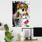Regenboogfee poster #1 (Thuiskantoor)