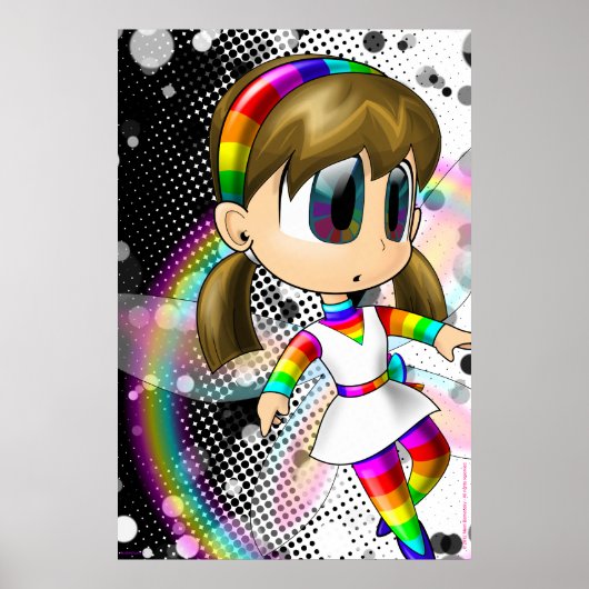 Regenboogfee poster #1 (Voorkant)
