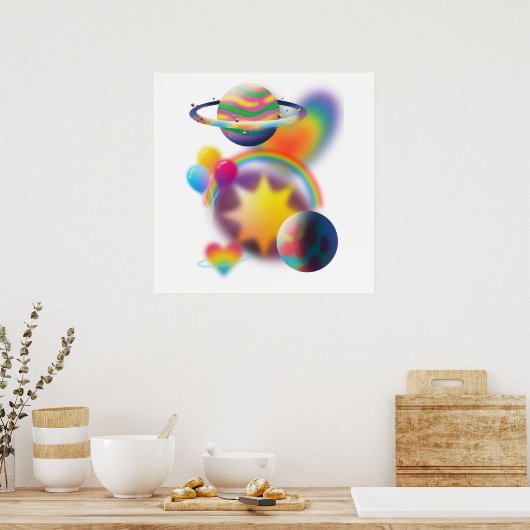 REGENBOOGFEEST POSTER (Keuken)