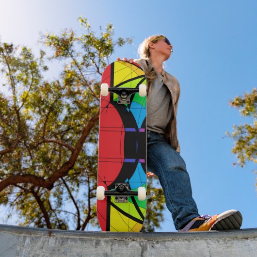 Regenboogfeesten 2 persoonlijk skateboard (Buiten 1)